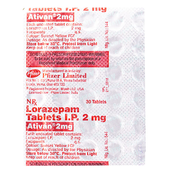 Ativan 2mg